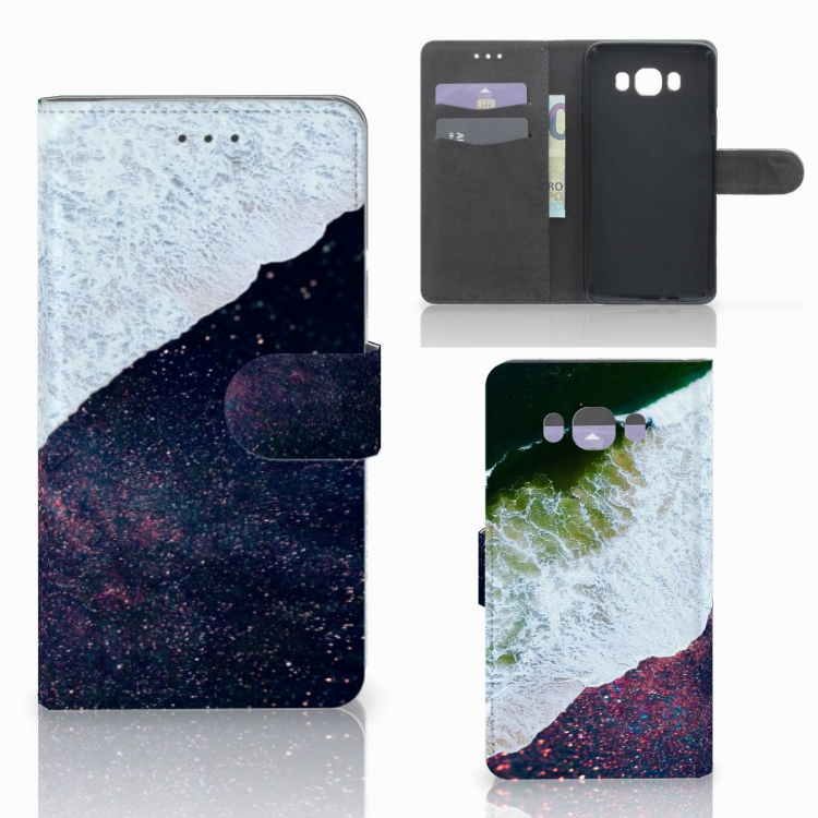 Samsung Galaxy J7 2016 Book Case Sea in Space