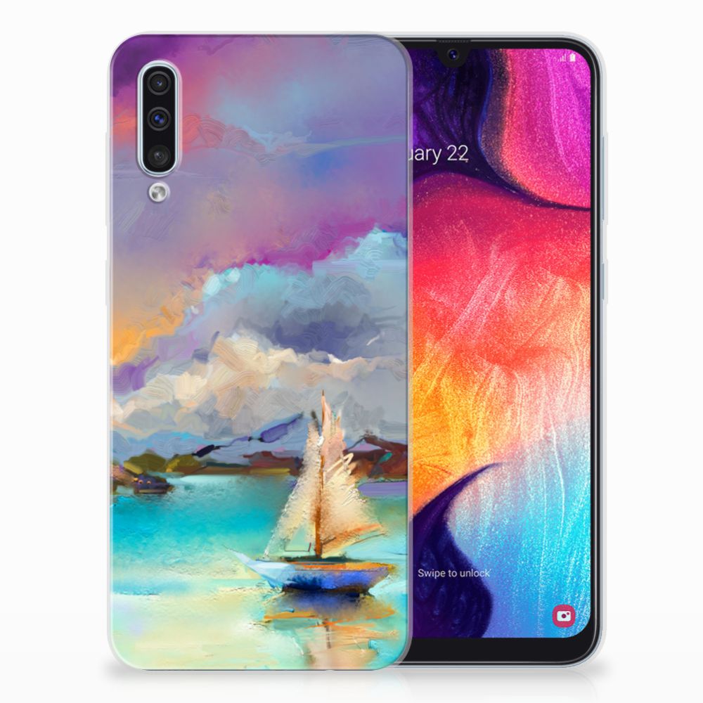 Hoesje maken Samsung Galaxy A50 Boat