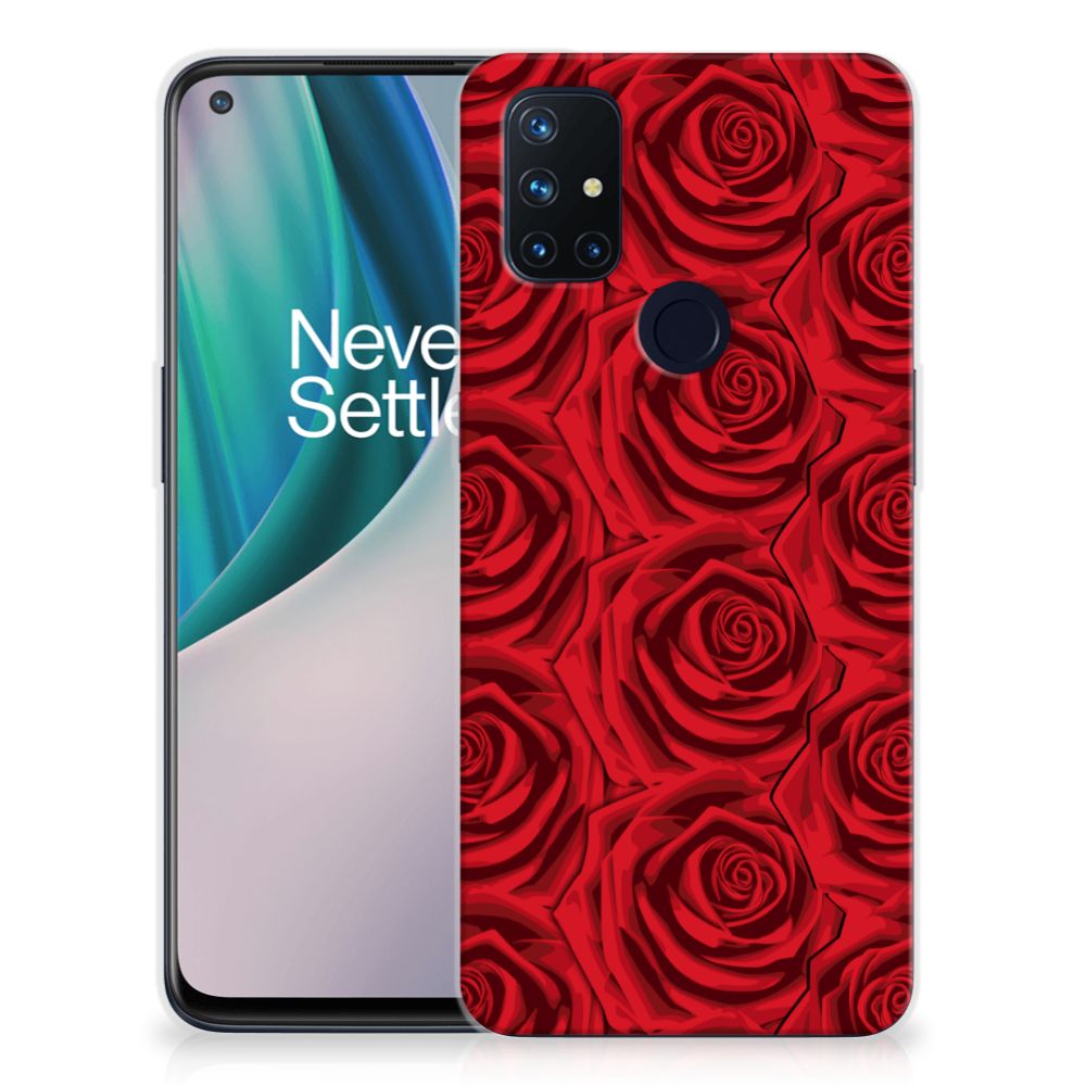 OnePlus Nord N10 5G TPU Case Red Roses