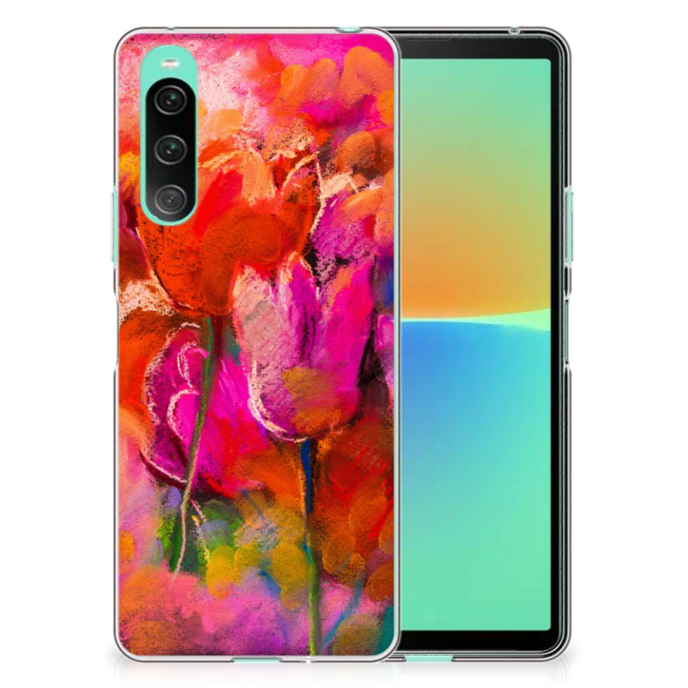 Hoesje maken Sony Xperia 10 V Tulips