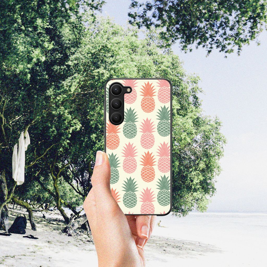 Samsung Galaxy S23 Plus Back Cover Hoesje Ananas