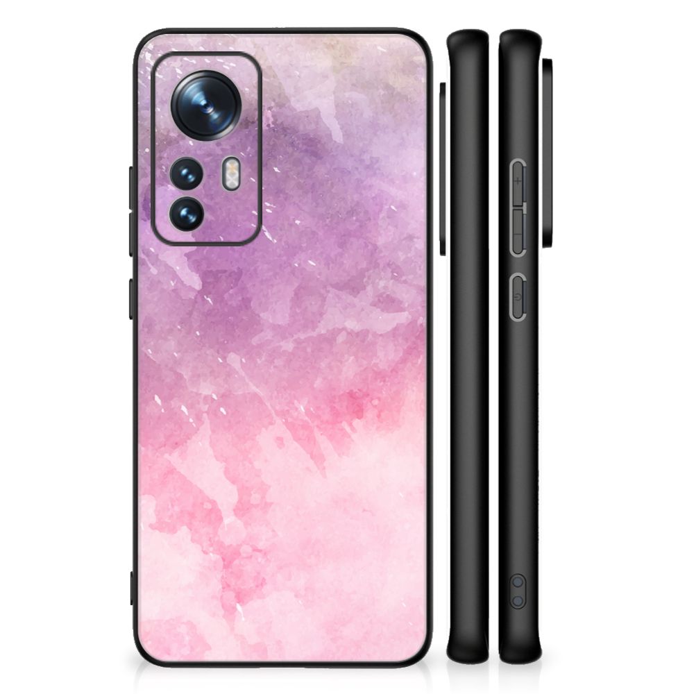 Kleurrijke Telefoonhoesje Xiaomi 12 | 12X Pink Purple Paint B2C Telecom