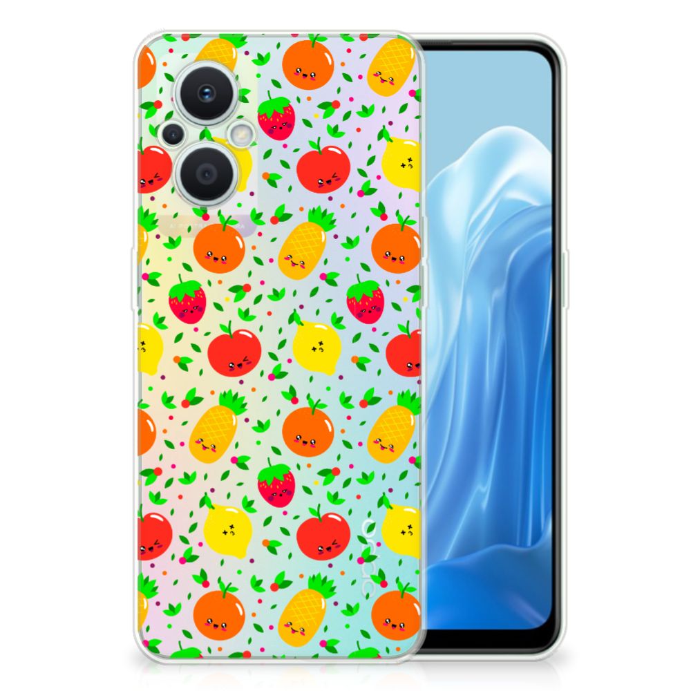 OPPO Reno8 Lite Siliconen Case Fruits B2C Telecom