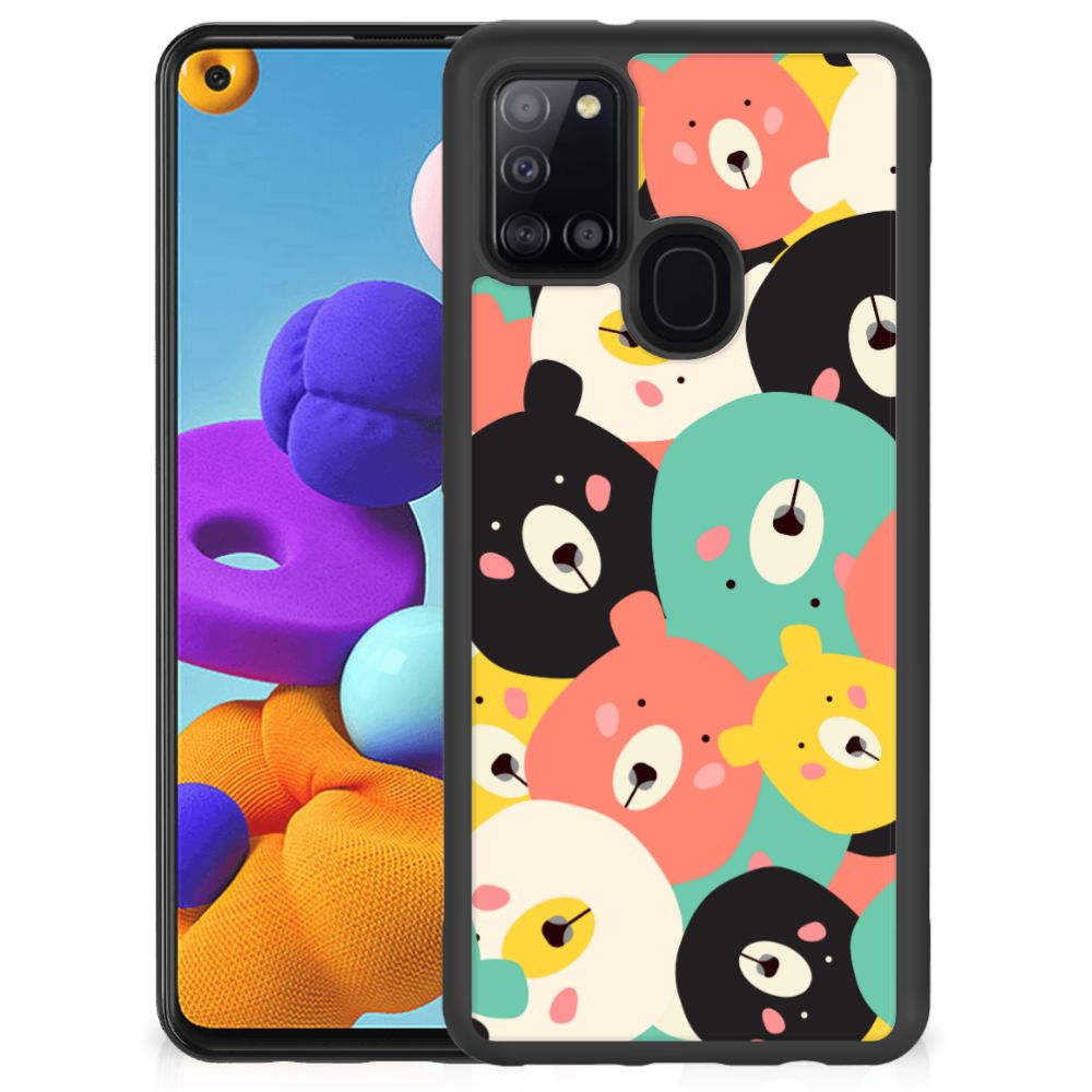 Samsung Galaxy A21s Bumper Hoesje Bears