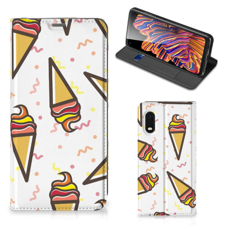 Samsung Xcover Pro Flip Style Cover Icecream