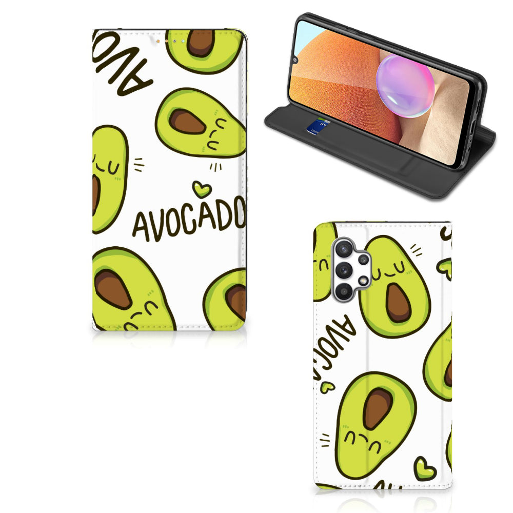 Samsung Galaxy A32 4G | A32 5G Enterprise Editie Magnet Case Avocado Singing