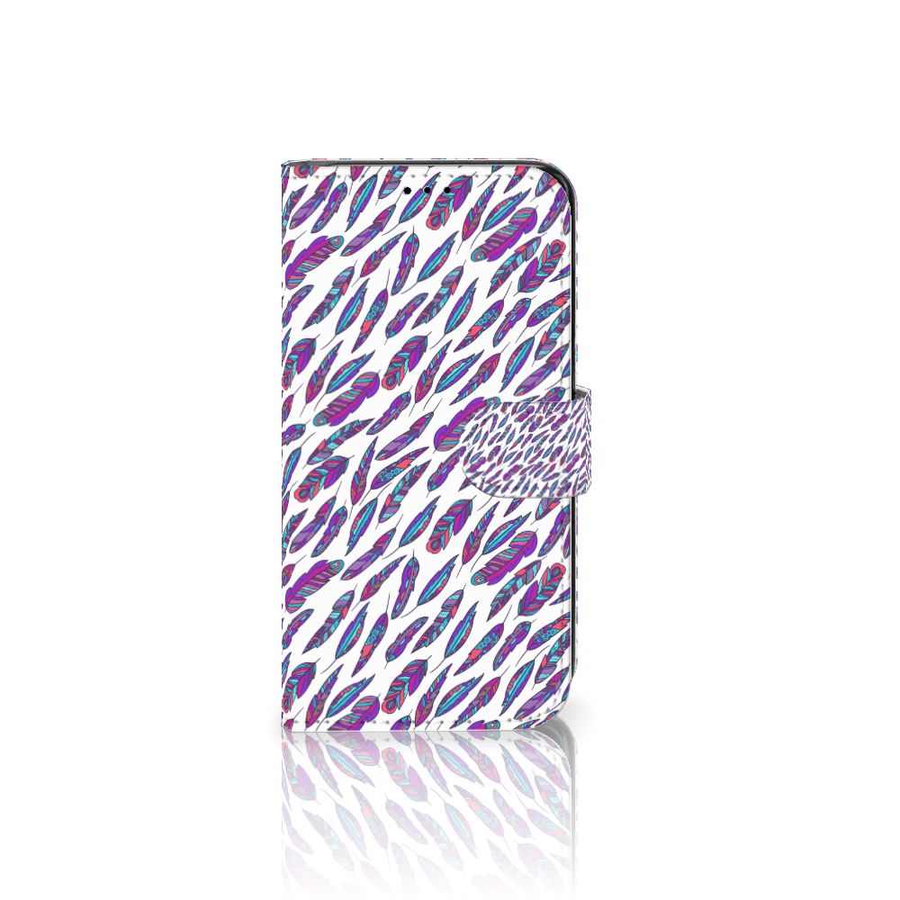 Samsung Galaxy S7 Edge Telefoon Hoesje Feathers Color