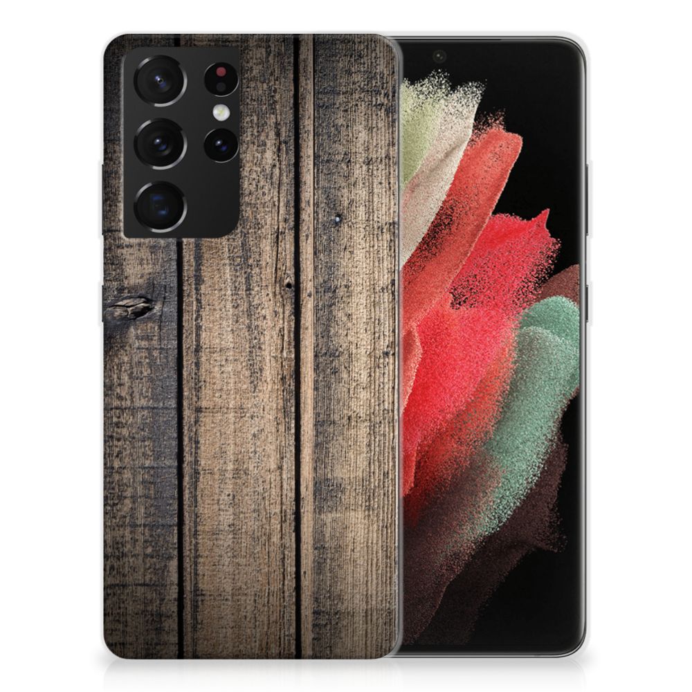 Samsung Galaxy S21 Ultra Bumper Hoesje Steigerhout B2C Telecom