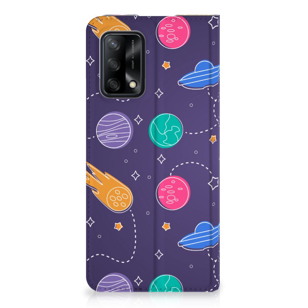OPPO A74 4G Hippe Standcase Space - B2C Telecom