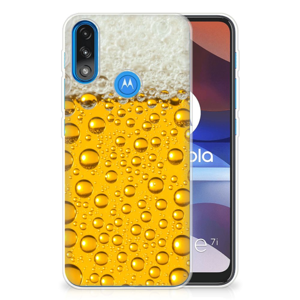 Motorola Moto E7/E7i Power Siliconen Case Bier