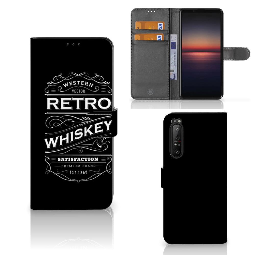 Sony Xperia 1 II Book Cover Whiskey