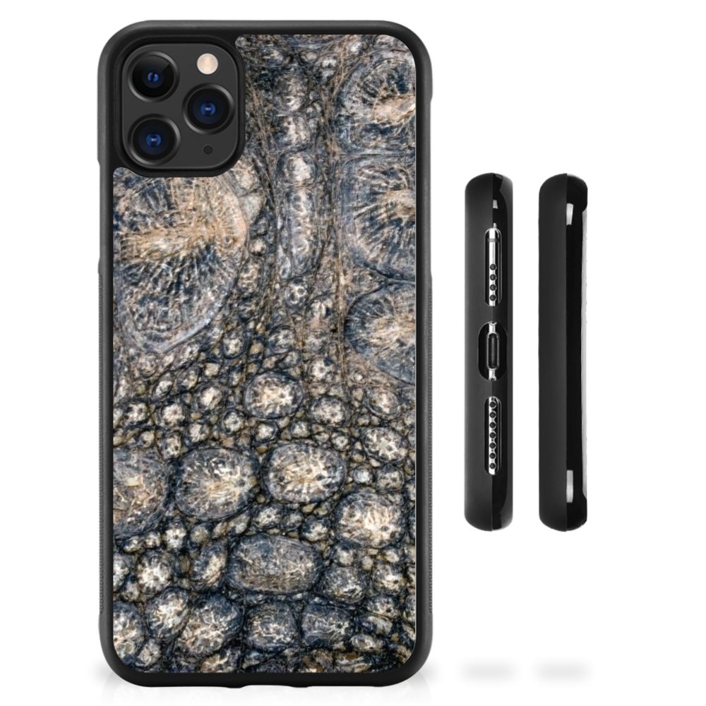 Apple iPhone 11 Pro Max Back Cover Krokodillenprint B2C Telecom