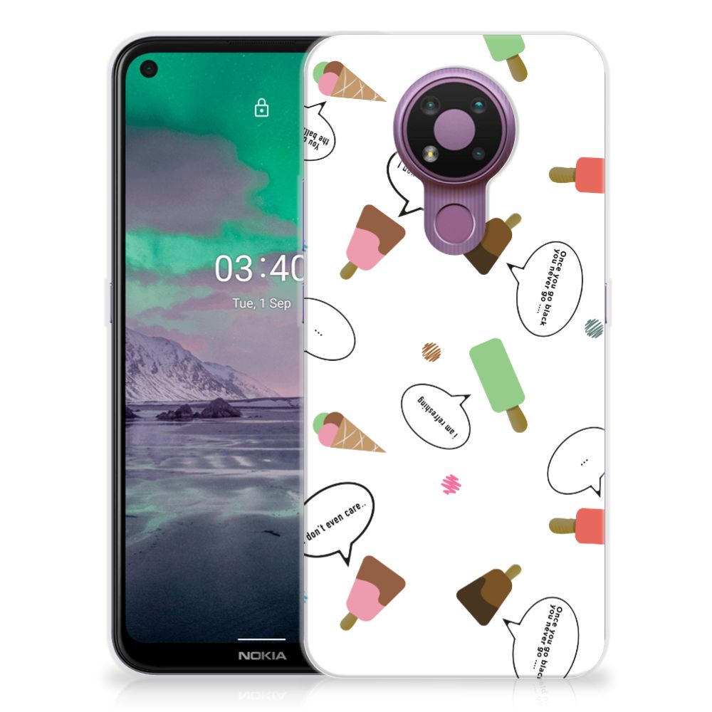 Nokia 3.4 Siliconen Case IJsjes