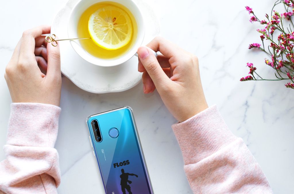 Huawei P30 Lite Stevig Bumper Hoesje Floss