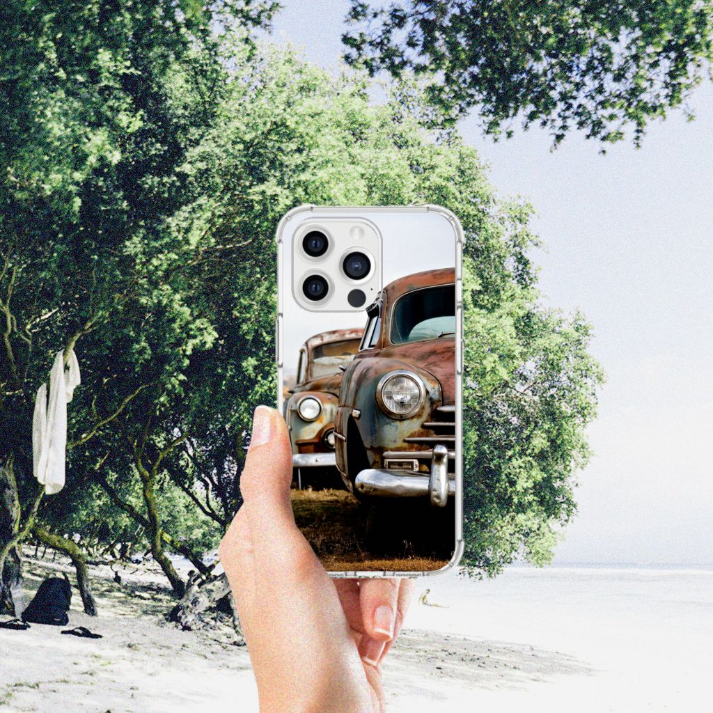 iPhone 13 Pro Max Anti-shock Hoesje met foto Vintage Auto - B2C Telecom