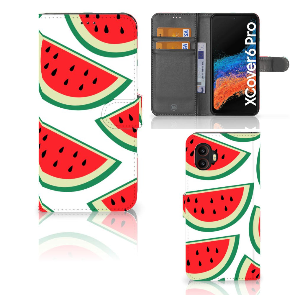 Samsung Galaxy Xcover 6 Pro Book Cover Watermelons