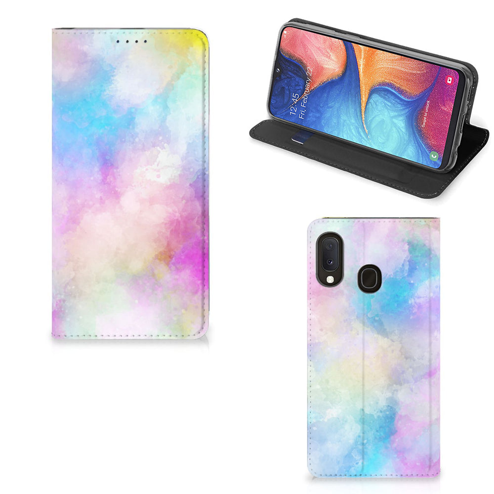 Bookcase Samsung Galaxy A20e Watercolor Light