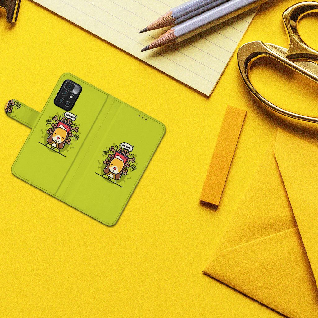 Xiaomi Redmi 10 Leuk Hoesje Doggy Biscuit