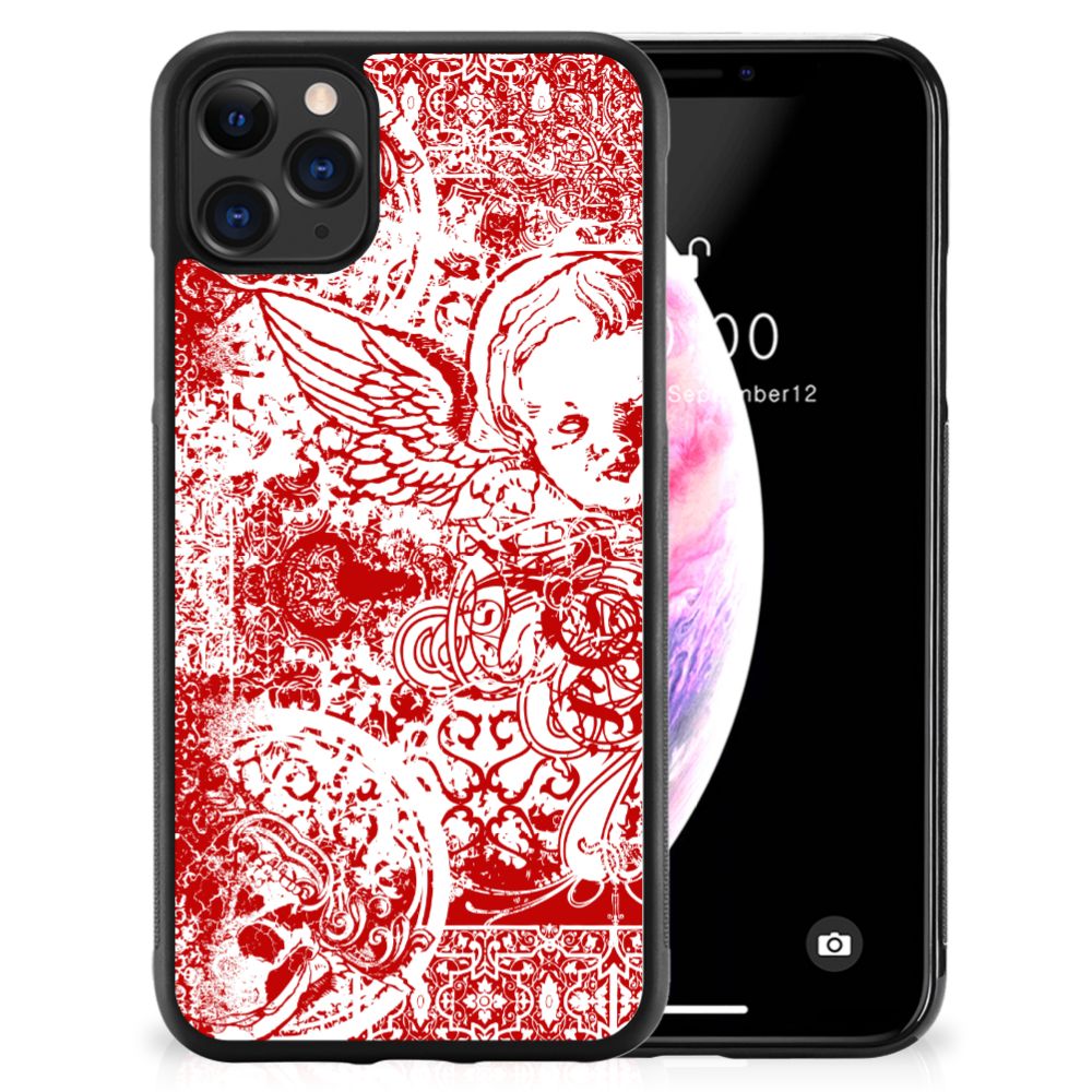 Mobiel Case Apple iPhone 11 Pro Max Angel Skull Rood B2C Telecom