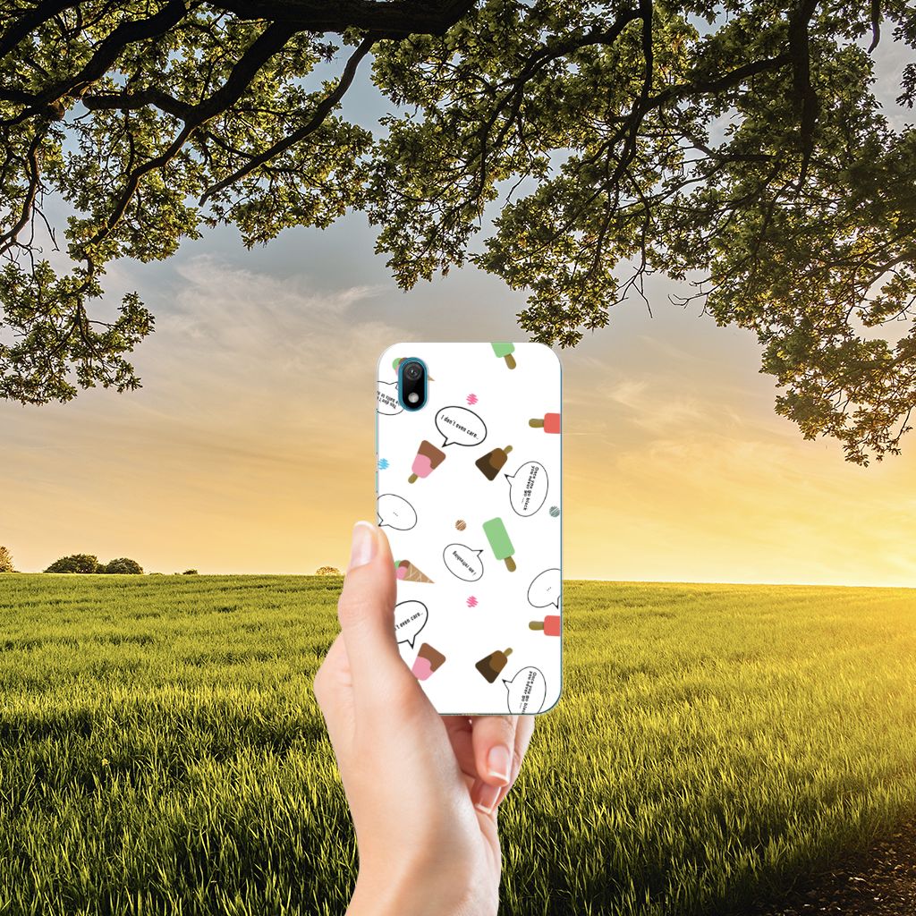 Huawei Y5 (2019) Siliconen Case IJsjes