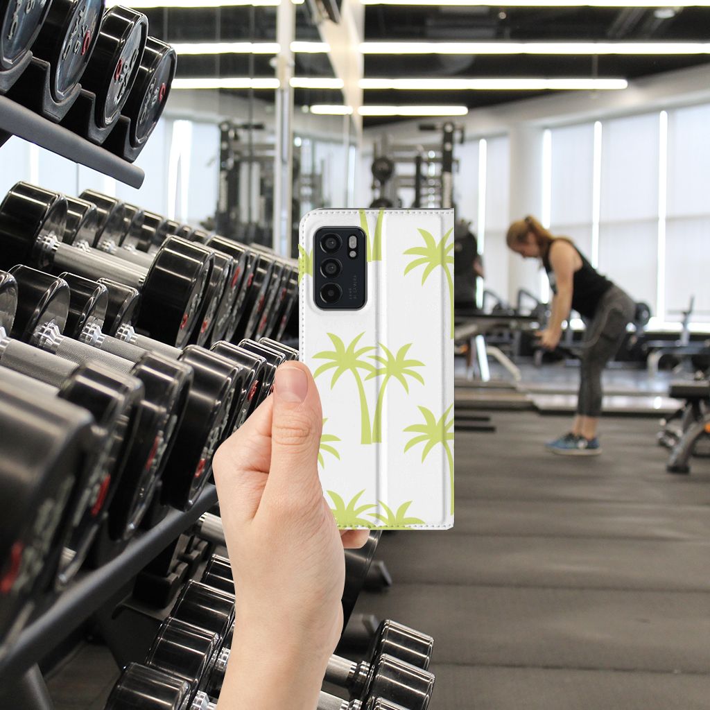 OPPO Reno6 5G Smart Cover Palmtrees - B2C Telecom