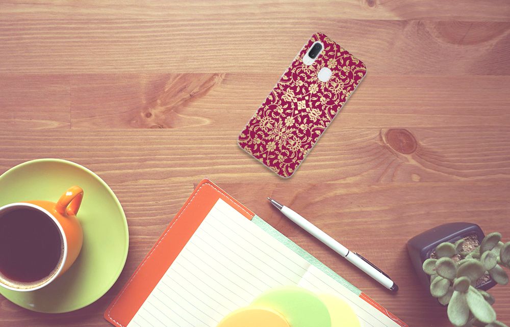 Siliconen Hoesje Samsung Galaxy A20e Barok Pink
