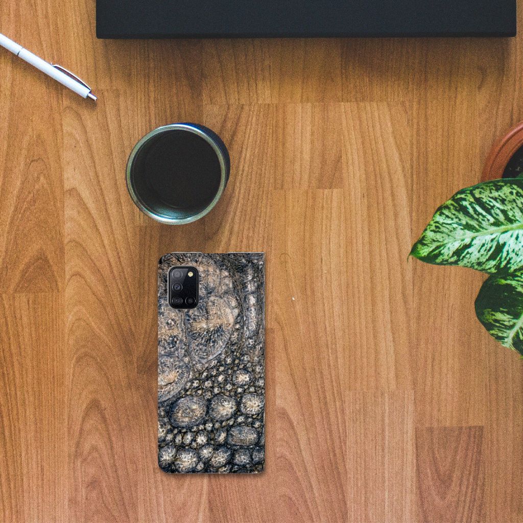 Samsung Galaxy A31 Hoesje maken Krokodillenprint - B2C Telecom