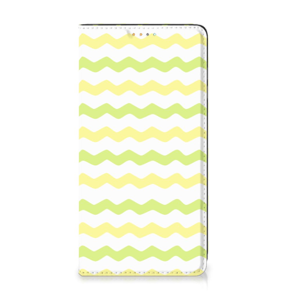 Samsung Galaxy A32 4G | A32 5G Enterprise Editie Hoesje met Magneet Waves Yellow - B2C Telecom