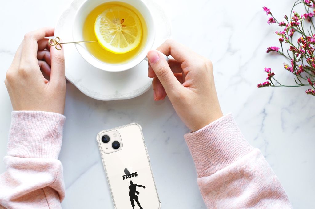 iPhone 13 mini Stevig Bumper Hoesje Floss - B2C Telecom
