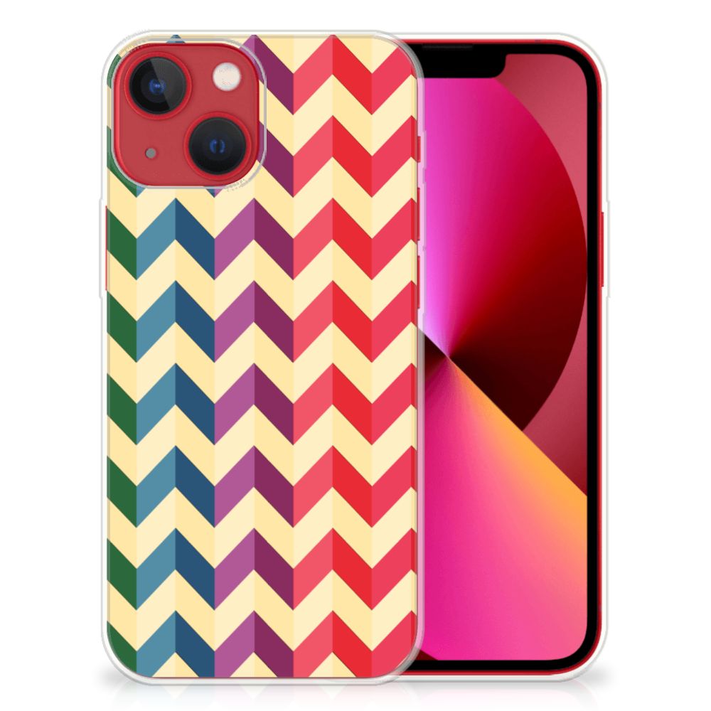 Apple iPhone 13 TPU bumper Zigzag Multi Color B2C Telecom