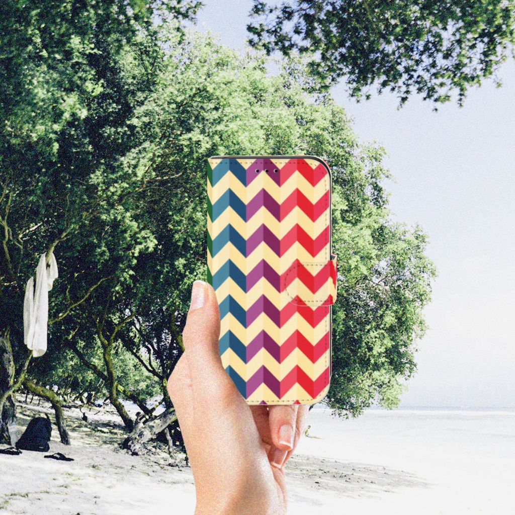Apple iPhone 11 Pro Telefoon Hoesje Zigzag Multi Color