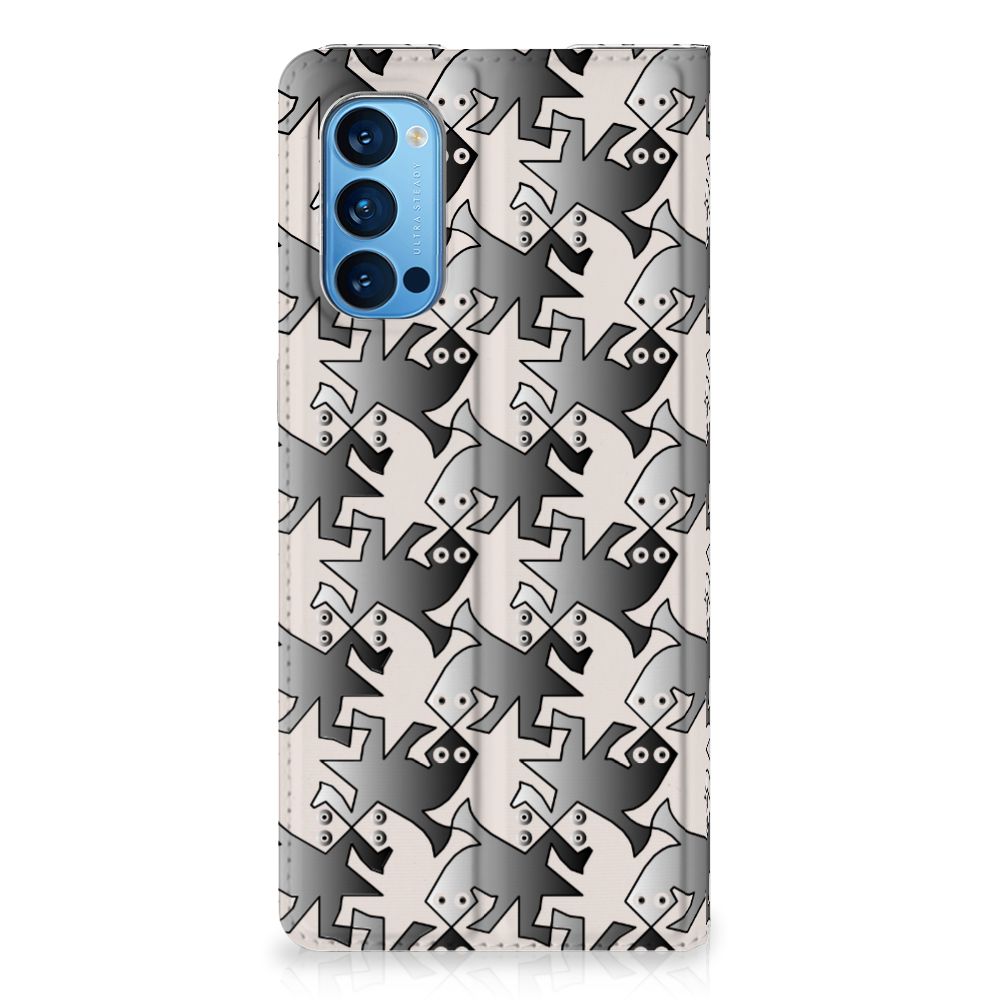 OPPO Reno4 Pro 5G Hoesje maken Salamander Grey - B2C Telecom