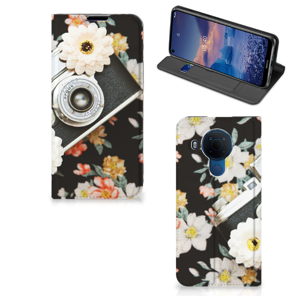 Nokia 5.4 Stand Case Vintage Camera - B2C Telecom