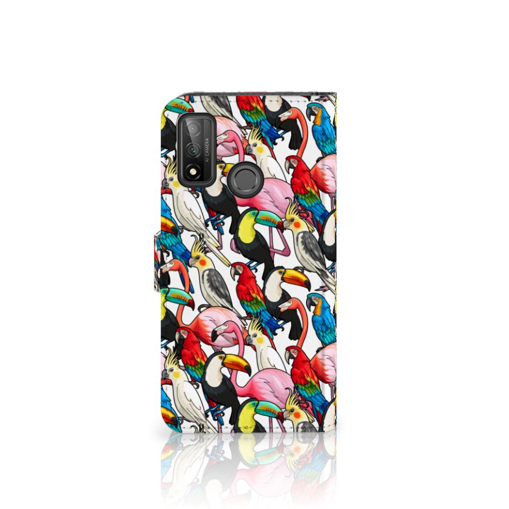 Huawei P Smart 2020 Telefoonhoesje met Pasjes Birds
