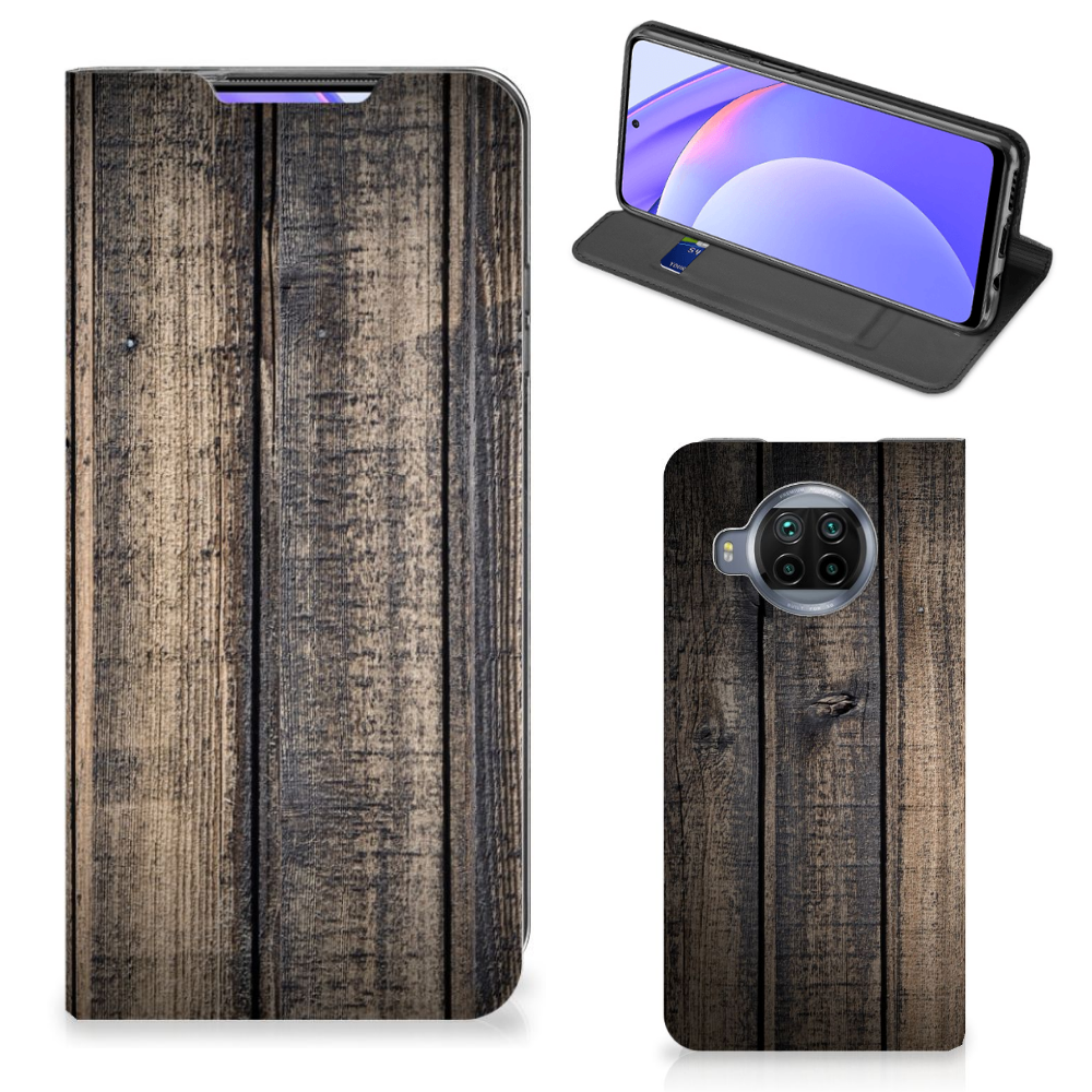 Xiaomi Mi 10T Lite Book Wallet Case Steigerhout - B2C Telecom