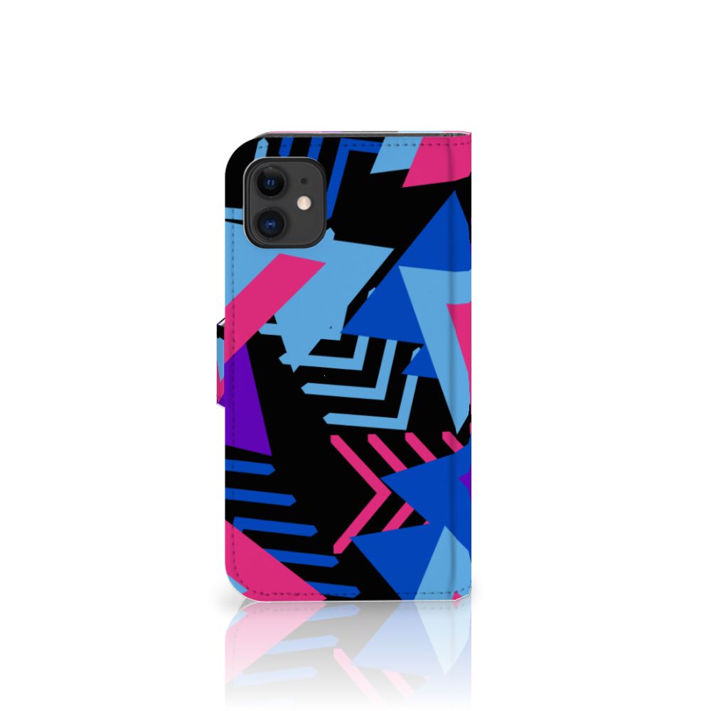Apple iPhone 11 Book Case Funky Triangle