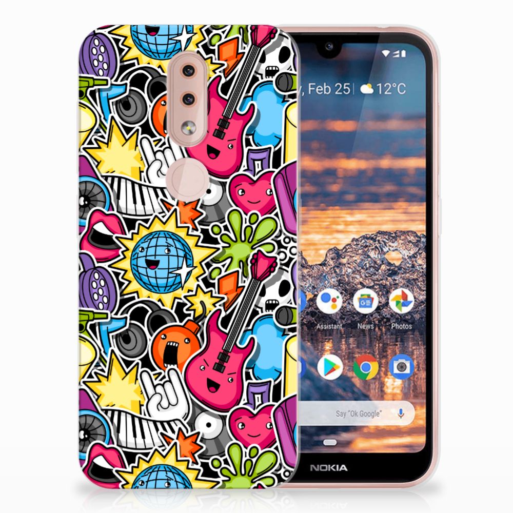 Nokia 4.2 Silicone Back Cover Punk Rock