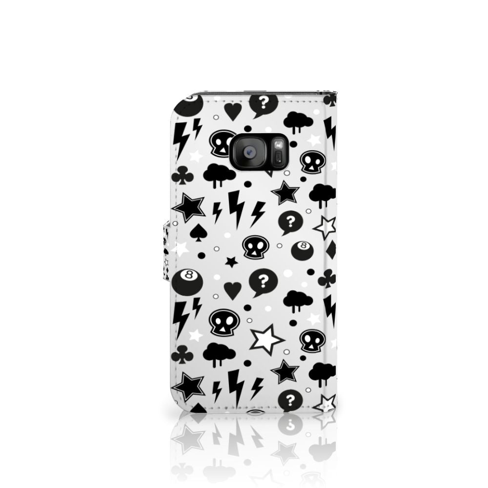 Telefoonhoesje met Naam Samsung Galaxy S7 Edge Silver Punk