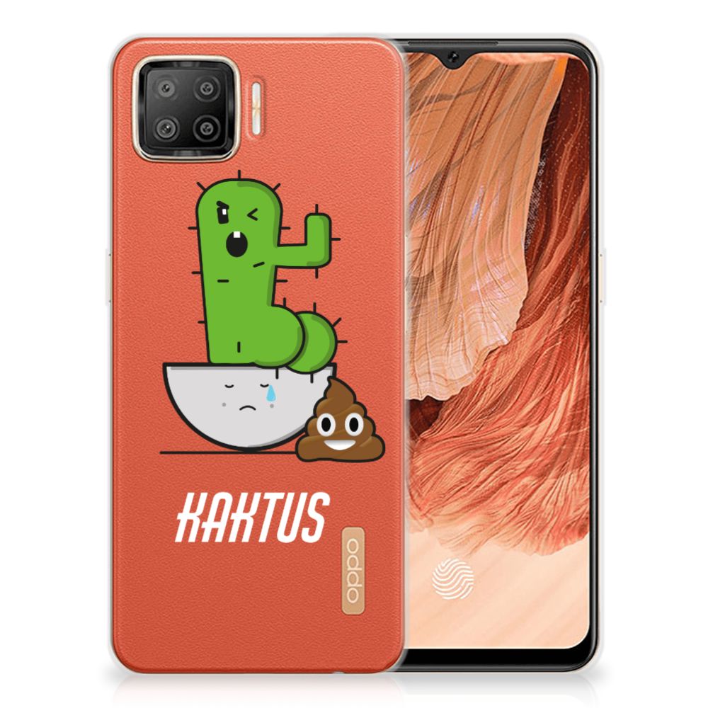 OPPO A73 4G Telefoonhoesje met Naam Cactus Poo B2C Telecom