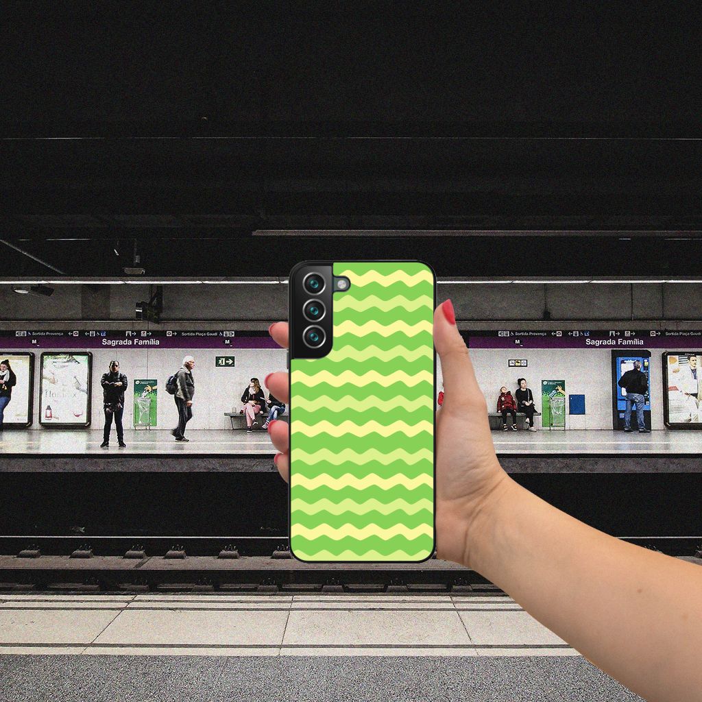 Samsung Galaxy S22 Plus Back Case Waves Green B2C Telecom