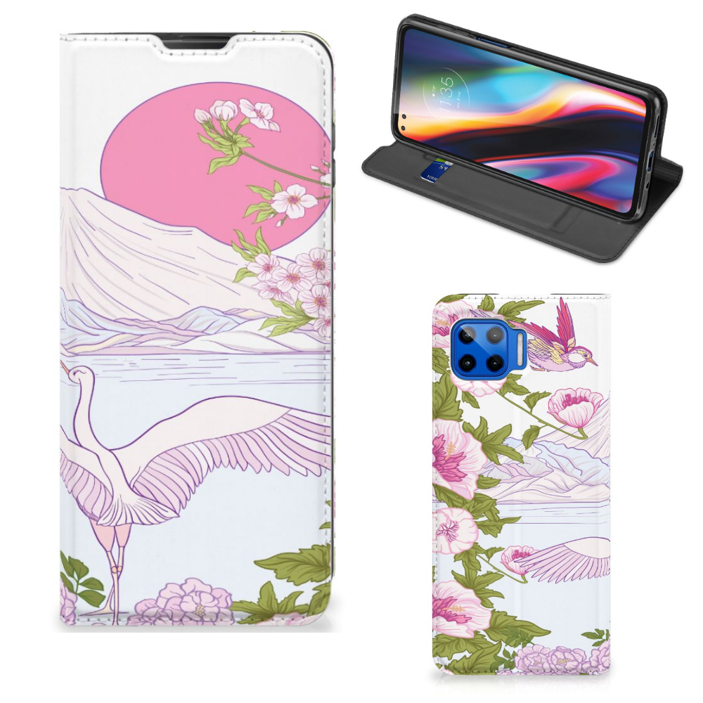 Motorola Moto G 5G Plus Hoesje maken Bird Standing - B2C Telecom