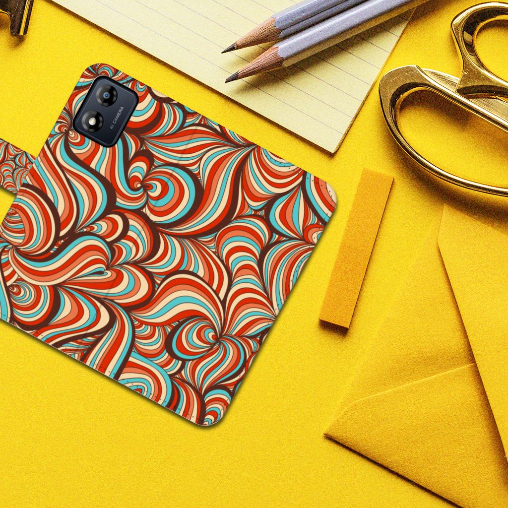 Motorola Moto E13 4G Hoesje Retro