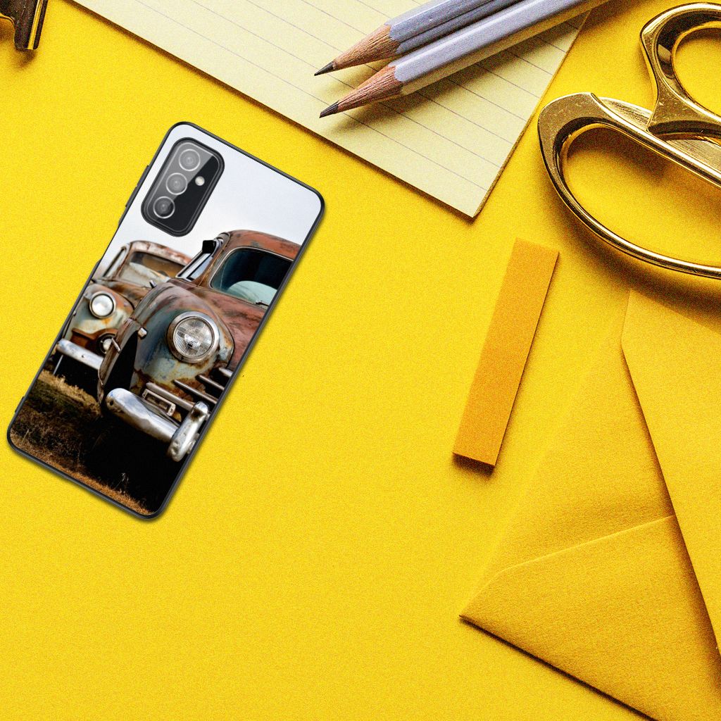 Samsung Galaxy M52 Silicone Back Case Vintage Auto B2C Telecom
