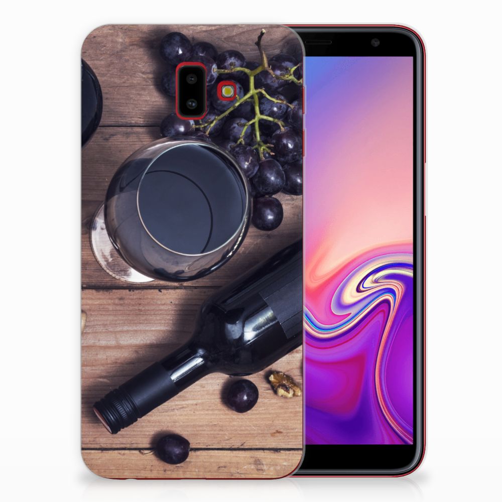 Samsung Galaxy J6 Plus (2018) Siliconen Case Wijn