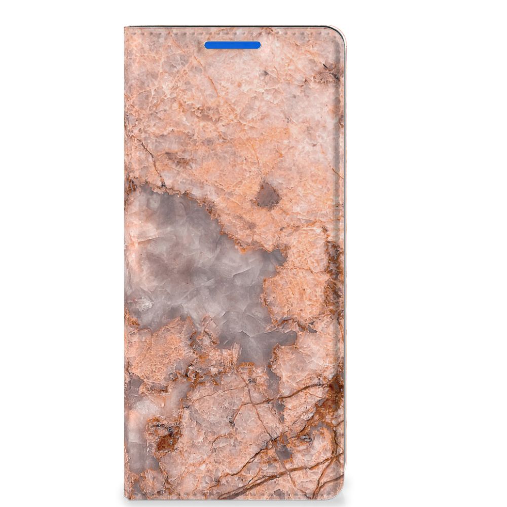OPPO Reno 6 Pro Plus 5G Standcase Marmer Oranje - B2C Telecom