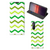 Sony Xperia 5 II Hoesje met Magneet Zigzag Groen - B2C Telecom