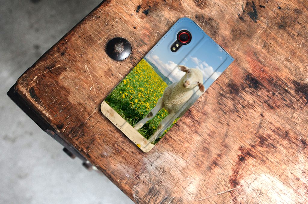 Samsung Galaxy Xcover 5 Hoesje maken Schaap en Lammetje - B2C Telecom
