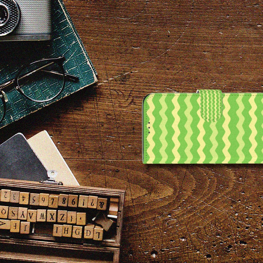 Samsung Galaxy Xcover 5 Telefoon Hoesje Waves Green
