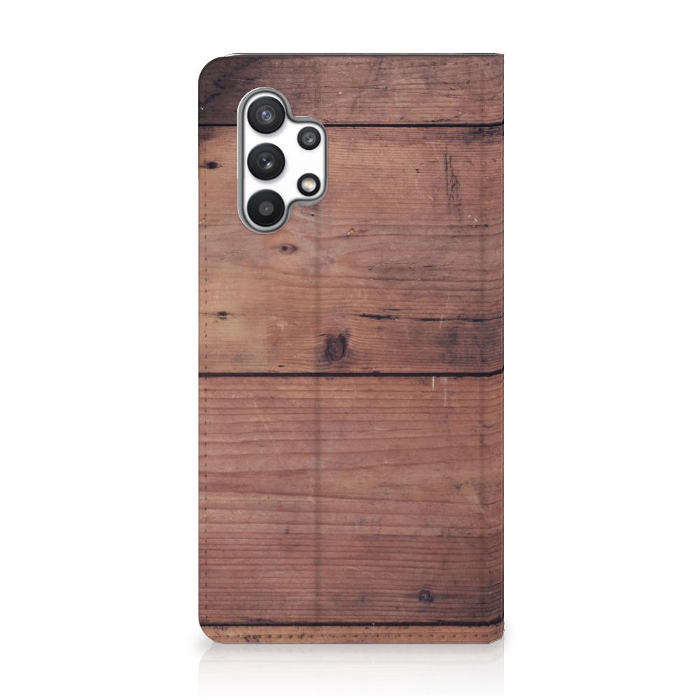 Samsung Galaxy A32 4G | A32 5G Enterprise Editie Book Wallet Case Old Wood - B2C Telecom