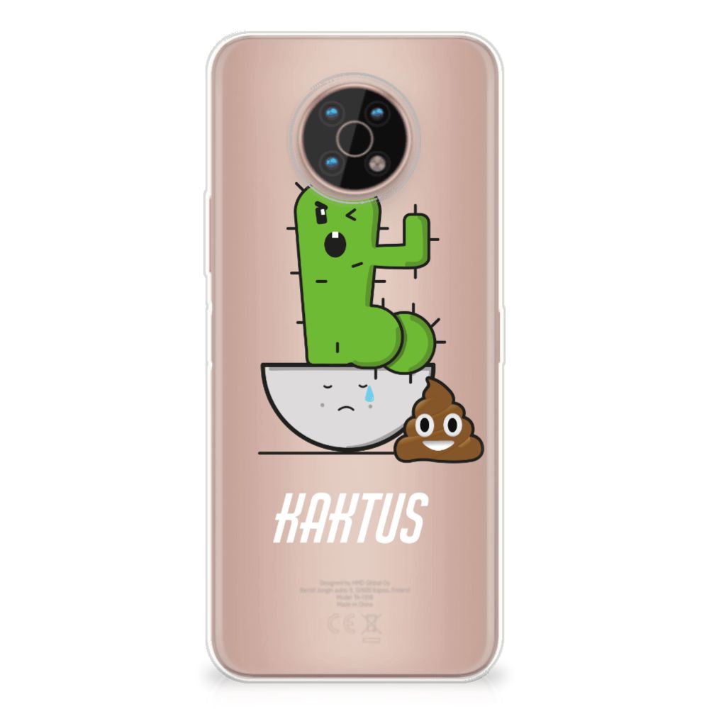 Nokia G50 Telefoonhoesje met Naam Cactus Poo